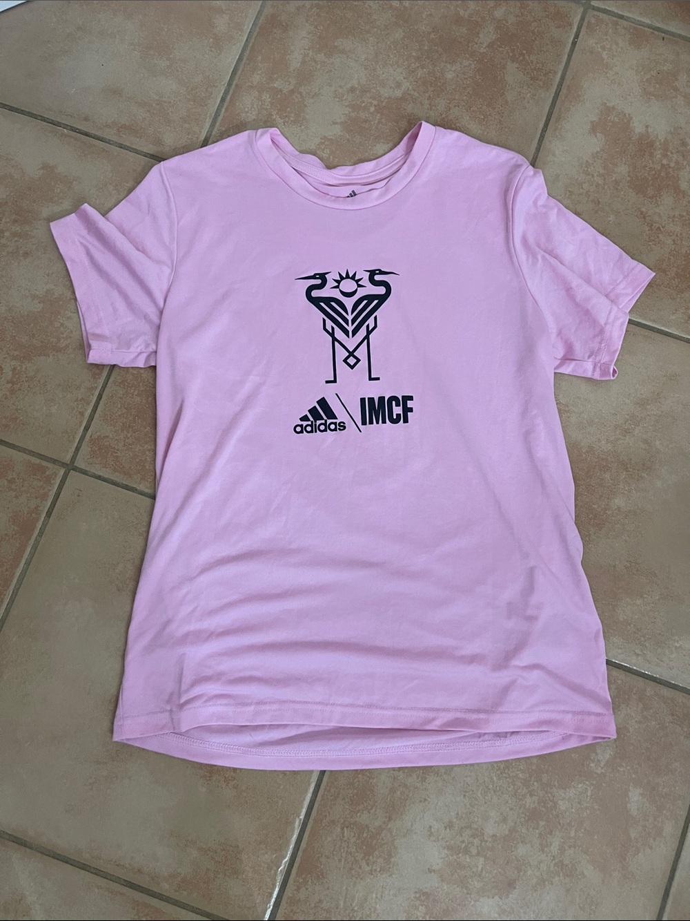 adidas Pink Short Sleeve Graphic Tee